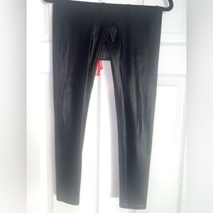 Spanx faux leather leggings size large